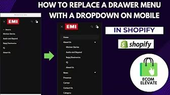 How to Convert Shopify Header Drawer Menu into a Dropdown Menu (With Code)